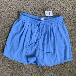 *NWT* J.Crew Mercantile size XS blue casual flowy drawstring shorts